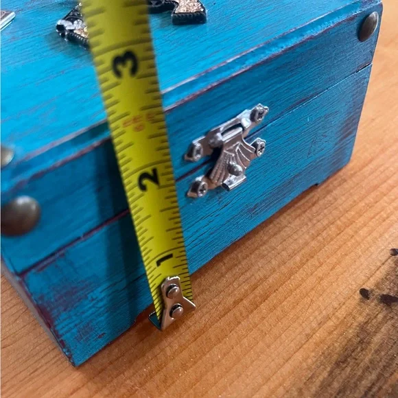 Western turquoise cowgirl jewelry vintage look treasure box - Picture 7 of 7